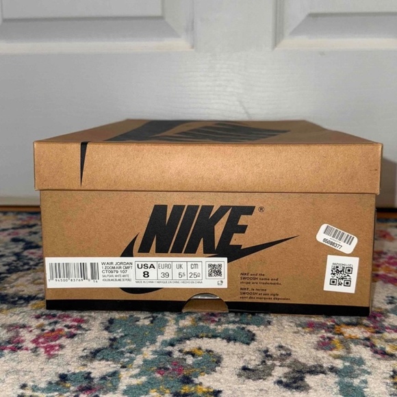 Jordan 1 High Zoom Air CMFT Sail/Pearl White -(Woman's 8) - Picture 7 of 9